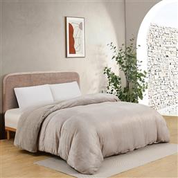 ΠΑΠΛΩΜΑΤΟΘΗΚΗ FLEECE ΜΟΝΗ (165X225) MELINEN SHELBY GREIGE MELINEN HOME