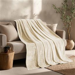 ΡΙΧΤΑΡΙ ΔΙΘΕΣΙΟΥ ΚΑΝΑΠΕ FLEECE (170X250) MELINEN GIZA ECRU MELINEN HOME