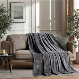 ΡΙΧΤΑΡΙ ΤΡΙΘΕΣΙΟΥ ΚΑΝΑΠΕ FLEECE (170X300) MELINEN GIZA D.GREY MELINEN HOME