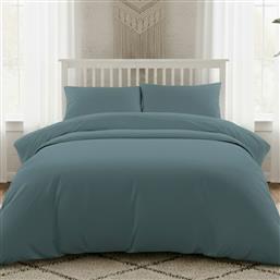 ΣΕΝΤΟΝΙ KING SIZE ΕΠΙΠΕΔΟ (270X270) MELINEN LAVISH SATIN D.AQUA MELINEN HOME