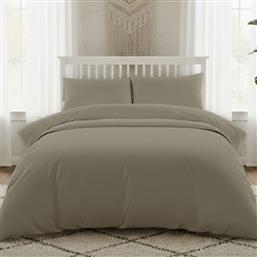 ΣΕΝΤΟΝΙ KING SIZE ΕΠΙΠΕΔΟ (270X270) MELINEN LAVISH SATIN OLIVE/GREY MELINEN HOME