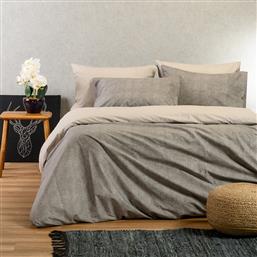 ΣΕΝΤΟΝΙΑ KING SIZE (ΣΕΤ) MELINEN ULTRA LINE LUCA GREY ΜΕ ΛΑΣΤΙΧΟ 180X200+32 ΜΕ ΛΑΣΤΙΧΟ 180X200+32 MELINEN HOME