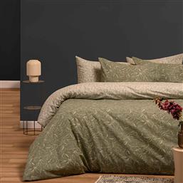 ΣΕΝΤΟΝΙΑ KING SIZE (ΣΕΤ) MELINEN WANG OLIVE ΜΕ ΛΑΣΤΙΧΟ 180X200+32 ΜΕ ΛΑΣΤΙΧΟ 180X200+32 MELINEN HOME