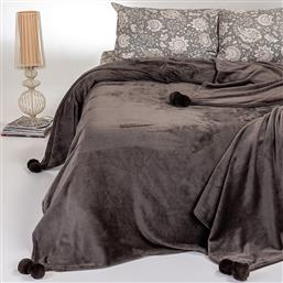 ΚΟΥΒΕΡΤΑ FLANNEL ΥΠΕΡΔΙΠΛΗ 220X240ΕΚ. LISBOA BROWN-GREY 20001933 (ΥΛΙΚΟ: FLANNEL 100%, ΧΡΩΜΑ: ΓΚΡΙ, ΜΕΓΕΘΟΣ: ΥΠΕΡΔΙΠΛΑ) - - 20001933 MELINEN