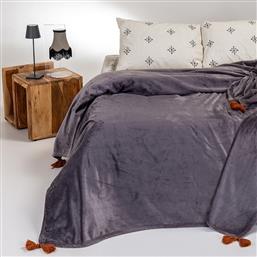 ΚΟΥΒΕΡΤΑ FLANNEL ΜΟΝΗ 160X220ΕΚ. BERLIN DARK GREY 20001941 (ΥΛΙΚΟ: FLANNEL 100%, ΧΡΩΜΑ: ΓΚΡΙ, ΜΕΓΕΘΟΣ: ΜΟΝΑ) - - 20001941 MELINEN από το 24HOME