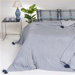 ΚΟΥΒΕΡΤΑ FLANNEL ΜΟΝΗ 160X220ΕΚ. BERLIN LIGHT GREY 20001939 (ΥΛΙΚΟ: FLANNEL 100%, ΧΡΩΜΑ: ΓΚΡΙ, ΜΕΓΕΘΟΣ: ΜΟΝΑ) - - 20001939 MELINEN