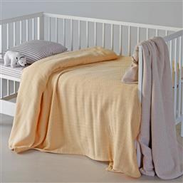 ΚΟΥΒΕΡΤΑ ΠΛΕΚΤΗ ΖΑΚΑΡ POLYCOTTON ΚΟΥΝΙΑΣ 120X170ΕΚ. ALBA BEIGE 2000035001 (ΥΦΑΣΜΑ: 85% COTTON - 15% POLYESTER, ΧΡΩΜΑ: ΜΠΕΖ) - - 2000035001 MELINEN