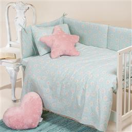 ΠΑΝΑ ΧΑΣΕ ΒΑΜΒΑΚΕΡΗ 85X85ΕΚ. MINI STARS AQUA BABY LINE 2000044205 (ΥΦΑΣΜΑ: ΒΑΜΒΑΚΙ 100%, ΧΡΩΜΑ: AQUA) - - 2000044205 MELINEN