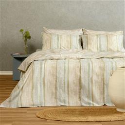 ΠΑΠΛΩΜΑΤΟΘΗΚΗ POLYCOTTON ΥΠΕΡΔΙΠΛΗ 225X245ΕΚ. FUJI MOCCA CASUAL LINE 20004807 (ΥΦΑΣΜΑ: 50% COTTON-50% POLYESTER, ΧΡΩΜΑ: ΜΟΚΑ, ΜΕΓΕΘΟΣ: ΥΠΕΡΔΙΠΛΑ) - - 20004807 MELINEN