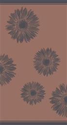 ΠΕΤΣΕΤΑ ΘΑΛΑΣΣΗΣ ΒΑΜΒΑΚΕΡΗ VELOUR BROWN 86X160ΕΚ. FLOWER 20004876 (ΥΦΑΣΜΑ: ΒΑΜΒΑΚΙ 100%, ΧΡΩΜΑ: ΚΑΦΕ) - - 20004876 MELINEN