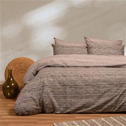 ΣΕΝΤΟΝΙΑ ΔΙΠΛΑ (ΣΕΤ) 150X200+32 CASUAL CASSIO GREY ΜΕ ΛΑΣΤΙΧΟ (150X200+32) MELINEN