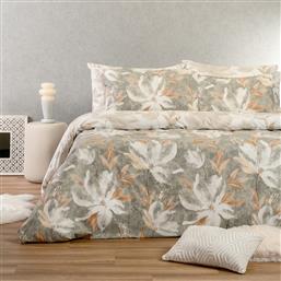 ΣΕΝΤΟΝΙΑ ΔΙΠΛΑ (ΣΕΤ) 205X270 CASUAL GIULIA GREY ΧΩΡΙΣ ΛΑΣΤΙΧΟ (205X270) MELINEN