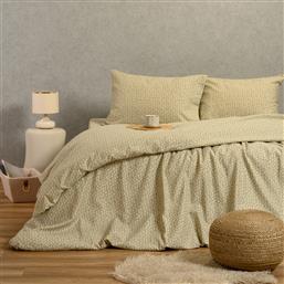 ΣΕΝΤΟΝΙΑ ΦΑΝΕΛΕΝΙΑ KING SIZE (ΣΕΤ) 270X260 WINTER ELISE GREIGE ΧΩΡΙΣ ΛΑΣΤΙΧΟ (270X260) MELINEN