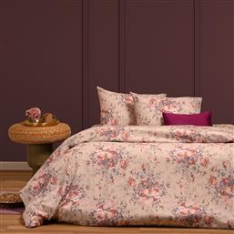 ΣΕΝΤΟΝΙΑ ΦΑΝΕΛΕΝΙΑ KING SIZE (ΣΕΤ) 270X260 WINTER PEONIA ROSE ΧΩΡΙΣ ΛΑΣΤΙΧΟ (270X260) MELINEN