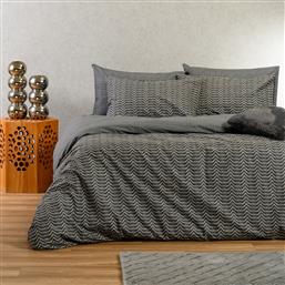 ΣΕΝΤΟΝΙΑ ΥΠΕΡΔΙΠΛΑ (ΣΕΤ) 235X270 ULTRA PARIS ANTHRACITE ΧΩΡΙΣ ΛΑΣΤΙΧΟ (235X270) MELINEN