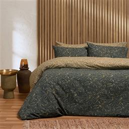 ΣΕΝΤΟΝΙΑ KING SIZE (ΣΕΤ) 180X200+32 CASUAL WANG PETROL ΜΕ ΛΑΣΤΙΧΟ (180X200+32) MELINEN