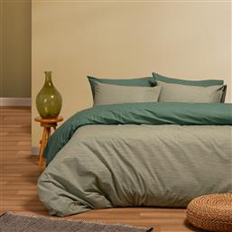 ΣΕΝΤΟΝΙΑ KING SIZE (ΣΕΤ) 260X270 CASUAL FAKIR DARK AQUA ΧΩΡΙΣ ΛΑΣΤΙΧΟ (260X270) MELINEN