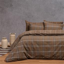 ΣΕΝΤΟΝΙΑ KING SIZE (ΣΕΤ) 260X270 ULTRA DIEGO MOCCA ΧΩΡΙΣ ΛΑΣΤΙΧΟ (260X270) MELINEN