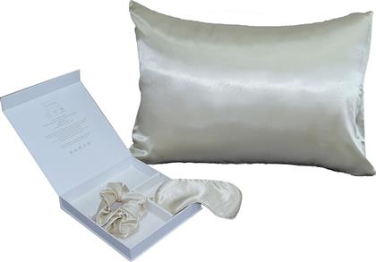 ΣΕΤ ΥΠΝΟΥ 3ΤΜΧ PURE SATEN SILK ΜΑΞΙΛΑΡΟΘΗΚΗ-ΜΑΣΚΑ ΥΠΝΟΥ-ΛΑΣΤΙΧΑΚΙ ΜΑΛΛΙΩΝ CHAMPAGNE 20004962 (ΥΦΑΣΜΑ: ΜΕΤΑΞΙ, ΧΡΩΜΑ: ΣΑΜΠΑΝΙ) - - 20004962 MELINEN