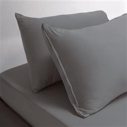 ΣΕΤ ΣΕΝΤΟΝΙ ΜΕ 2 ΜΑΞΙΛΑΡΟΘΗΚΕΣ ΒΑΜΒΑΚΕΡΟ KING ΜΕ ΛΑΣΤΙΧΟ 180X200+35ΕΚ. JERSEY GREY 20004905 (ΥΦΑΣΜΑ: ΒΑΜΒΑΚΙ 100%, ΤΥΠΟΣ ΚΑΤΩΣΕΝΤΟΝΟΥ: ΜΕ ΛΑΣΤΙΧΟ, ΧΡΩΜΑ: ΓΚΡΙ, ΜΕΓΕΘΟΣ: KING SIZE) - - 20004905 MELINEN