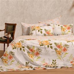 ΣΕΤ ΣΕΝΤΟΝΙΑ POLYCOTTON KING 260X270ΕΚ. SYLVIE PEACH CASUAL LINE 20003664 (ΤΥΠΟΣ ΚΑΤΩΣΕΝΤΟΝΟΥ: ΧΩΡΙΣ ΛΑΣΤΙΧΟ, ΥΦΑΣΜΑ: 50%COTTON-50%POLYESTER, ΧΡΩΜΑ: ΡΟΔΑΚΙΝΙ, ΜΕΓΕΘΟΣ: KING SIZE) - - 20003664 MELINEN