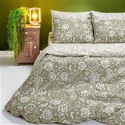 ΣΕΤ ΣΕΝΤΟΝΙΑ POLYCOTTON ΜΟΝΑ 170X270ΕΚ. LORA OLIVE CASUAL LINE 20001750 (ΤΥΠΟΣ ΚΑΤΩΣΕΝΤΟΝΟΥ: ΧΩΡΙΣ ΛΑΣΤΙΧΟ, ΥΦΑΣΜΑ: 50% COTTON-50% POLYESTER, ΧΡΩΜΑ: ΛΑΔΙ, ΜΕΓΕΘΟΣ: ΜΟΝΑ) - - 20001750 MELINEN