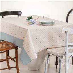 ΤΡΑΠΕΖΟΜΑΝΤΗΛΟ ΛΟΝΕΤΑ ΜΑΚΡΟΣΤΕΝΟ POLYCOTTON 135X180ΕΚ. TIFFANY AQUA 20000729 (ΥΦΑΣΜΑ: 65% POLYESTER - 35% ΒΑΜΒΑΚΙ, ΧΡΩΜΑ: AQUA) - - 20000729 MELINEN