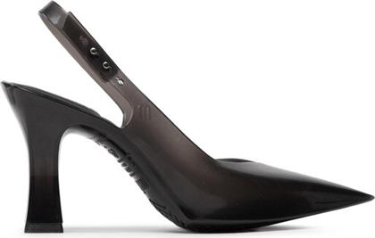 ΣΑΝΔΑΛΙΑ SLINGBACK HEEL + LARROUDE 33606 ΜΑΥΡΟ MELISSA