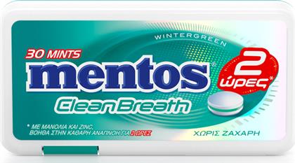 ΚΑΡΑΜΕΛΕΣ WINTERGREEN CLEAN BREATH (21G) MENTOS