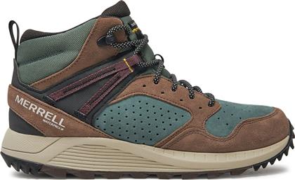 ΟΡΕΙΒΑΤΙΚΑ ΠΑΠΟΥΤΣΙΑ WILDWOOD MID LTR WP J068031 ΠΡΑΣΙΝΟ MERRELL