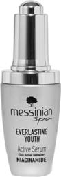 EVERLASTING YOUTH SERUM ΕΝΥΔΑΤΙΚΟΣ ΟΡΟΣ ΠΡΟΣΩΠΟΥ & ΛΑΙΜΟΥ ΜΕ ΝΙΑΣΙΝΑΜΙΔΗ & ΥΑΛΟΥΡΟΝΙΚΟ ΟΞΥ 30ML MESSINIAN SPA