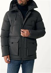 HOODED PUFFER JACKET WITH FLAP POCKETS MEXX