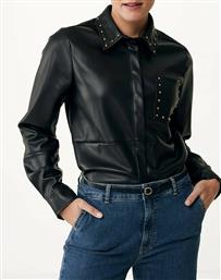 PU LEATHER BLOUSE MEXX