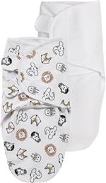 ΚΑΛΟΚΑΙΡΙΝΟΙ ΥΠΝΟΣΑΚΟΙ - ΠΑΝΕΣ ΦΑΣΚΙΩΜΑΤΟΣ (0-3 ΜΗΝΩΝ) 2ΤΜΧ SWADDLE ANIMAL MULTICOLOUR MEYCO