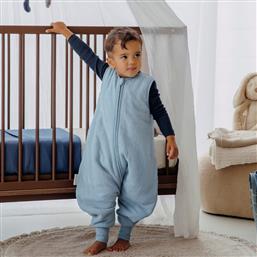 ΚΑΛΟΚΑΙΡΙΝΟΣ ΥΠΝΟΣΑΚΟΣ ΜΕ ΠΟΔΙΑ 2 TOG (9-18 ΜΗΝΩΝ) MUSLIN JEANS BLUE MEYCO