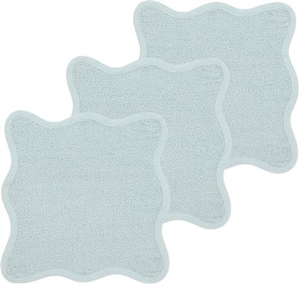 ΛΑΒΕΤΕΣ ΩΜΟΥ (ΣΕΤ 3ΤΜΧ) WAVY GREY BLUE MEYCO