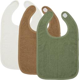 ΣΑΛΙΑΡΕΣ ΣΕΤ 3ΤΜΧ ΒΑΜΒΑΚΕΡΕΣ OFFWHITE-FOREST GREEN-TOFFEE MEY-611371 (ΥΦΑΣΜΑ: ΒΑΜΒΑΚΙ 100%, ΧΡΩΜΑ: ΛΕΥΚΟ) - - MEY-611371 MEYCO