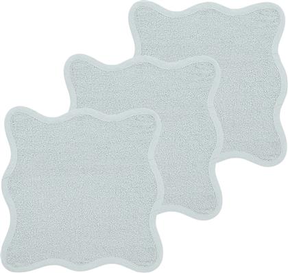 ΣΕΤ 3ΤΜΧ ΛΑΒΕΤΑ ΒΑΜΒΑΚΕΡΗ 30X30ΕΚ. WAVY GREY BLUE MEY-167.227.71.02.M3 (ΥΦΑΣΜΑ: ΒΑΜΒΑΚΙ 100%, ΧΡΩΜΑ: ΜΠΛΕ) - - MEY-167.227.71.02.M3 MEYCO