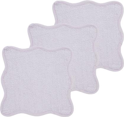 ΣΕΤ 3ΤΜΧ ΛΑΒΕΤΑ ΒΑΜΒΑΚΕΡΗ 30X30ΕΚ. WAVY SOFT LAVENDER MEY-167.227.72.02.M3 (ΥΦΑΣΜΑ: ΒΑΜΒΑΚΙ 100%, ΧΡΩΜΑ: ΛΕΒΑΝΤΑ) - - MEY-167.227.72.02.M3 MEYCO