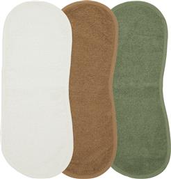 ΣΕΤ 3ΤΜΧ ΛΑΒΕΤΑ ΒΑΜΒΑΚΕΡΗ 53X20ΕΚ. OFFWHITE-TOFFEE-FOREST GREEN MEY-611432 (ΥΦΑΣΜΑ: ΒΑΜΒΑΚΙ 100%, ΧΡΩΜΑ: ΕΚΡΟΥ ) - - MEY-611432 MEYCO