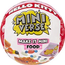 MINIVERSE FOOD-MAKE IT HELLO KITTY-12 ΣΧΕΔΙΑ-1ΤΜΧ (515722EUC) MGA ENTERTAINMENT