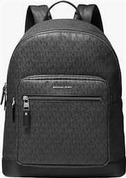 ΑΝΔΡΙΚΟ BACKPACK ΜΕ ΜΕΤΑΛΛΙΚΟ ΛΟΓΟΤΥΠΟ ''HUDSON'' - 33F0LHDB2U ΜΑΥΡΟ MICHAEL KORS
