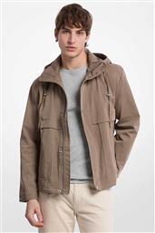 ΑΝΔΡΙΚΟ JACKET ΑΔΙΑΒΡΟΧΟ ΚΑΙ ΑΝΤΙΑΝΕΜΙΚΟ - CT5208RHW3 ΜΠΕΖ MICHAEL KORS