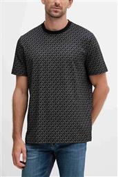 ΑΝΔΡΙΚΟ T-SHIRT ΜΕ ALL-OVER PRINT - CS5529A5KS ΜΑΥΡΟ MICHAEL KORS