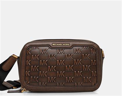 ΔΕΡΜΑΤΙΝΟ ΦΑΚΕΛΑΚΙ ΧΡΩΜΑ: ΚΑΦΕ, 33F5GHDM5L MICHAEL KORS