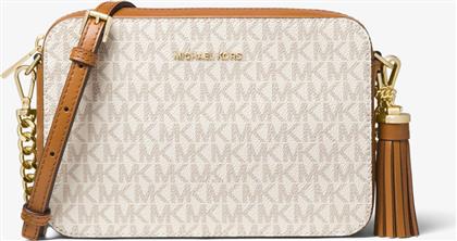 ΓΥΝΑΙΚΕΙΑ CROSSBODY ΤΣΑΝΤΑ ΜΕ ALL-OVER LOGO LETTER PRINT - 32F8GF5M2B ΕΚΡΟΥ MICHAEL KORS