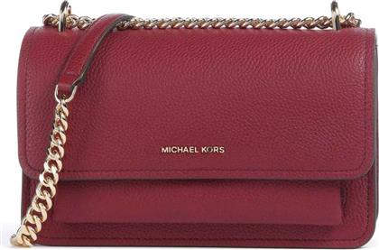 ΓΥΝΑΙΚΕΙΑ ΔΕΡΜΑΤΙΝΗ ΤΣΑΝΤΑ CROSSBODY ''CLAIRE'' - 30T4GC7L3T ΒΥΣΣΙΝΙ MICHAEL KORS