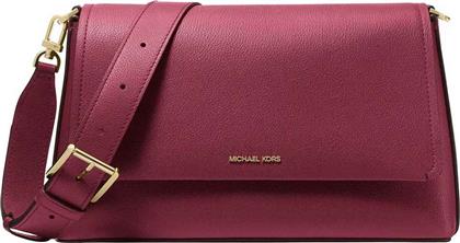 ΓΥΝΑΙΚΕΙΑ ΔΕΡΜΑΤΙΝΗ ΤΣΑΝΤΑ CROSSBODY ''NESSA'' - 30T5G8ZM3L ΒΥΣΣΙΝΙ MICHAEL KORS
