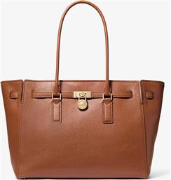 ΓΥΝΑΙΚΕΙΑ ΔΕΡΜΑΤΙΝΗ ΤΣΑΝΤΑ TOTE ''HAMILTON LARGE'' - 30F5GNXT3L ΤΑΜΠΑ MICHAEL KORS