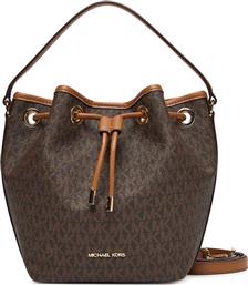 ΓΥΝΑΙΚΕΙΑ ΤΣΑΝΤΑ BUCKET ΜΕ ALL-OVER MONOGRAM ''AVERY'' - 30F5GQ7M8B ΚΑΦΕ MICHAEL KORS